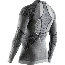 X-Bionic Functional Long-sleeved Round Neck Apani 4.0 Merino Underwear black/grey/white Men