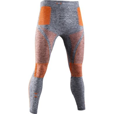 X-Bionic Functional Pants Energy Accumulator 4.0 Melange Pant Long (Winter Sports) grey/orange Men