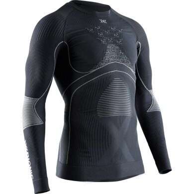 X-Bionic Functional Long Sleeve Round Neck Energy Accumulator 4.0 Underwear charcoal/grey Men