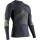 X-Bionic Functional Long Sleeve Round Neck Energy Accumulator 4.0 Underwear charcoal/yellow Men