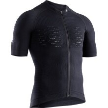 X-Bionic Cycling Shirt Bike Effektor 4.0 Full-Zip Short Sleeve Black Men