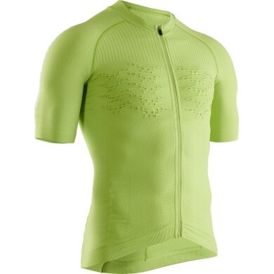 X-Bionic Cycling Shirt Bike Effektor 4.0 Full-Zip Short Sleeve lime Men