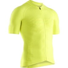 X-Bionic Cycling Shirt Bike Effektor 4.0 Full-Zip Short Sleeve Yellow Men