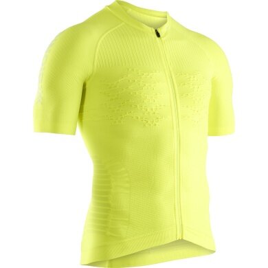 X-Bionic Cycling Shirt Bike Effektor 4.0 Full-Zip Short Sleeve Yellow Men