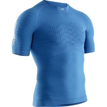 X-Bionic Running Shirt Running Effektor 4.0 Short Sleeve Tight-fitting Blue Men