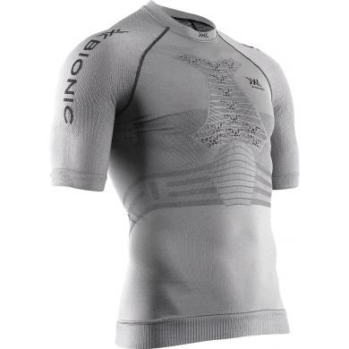 X-Bionic Running Shirt Running Fennec 4.0 short-sleeved close-fitting grey Men