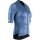 X-Bionic Cycling Shirt Corefusion Aero Jersey (Front Zip, Lightweight, Breathable) Mineral Blue Ladies