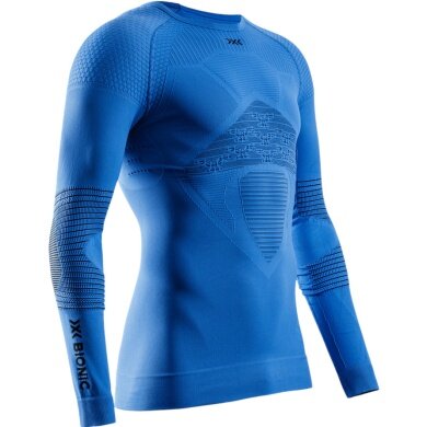 X-Bionic Long Sleeve Round Neck Energizer 4.0 (Multifunctional Shirt) Underwear Royal Blue Men