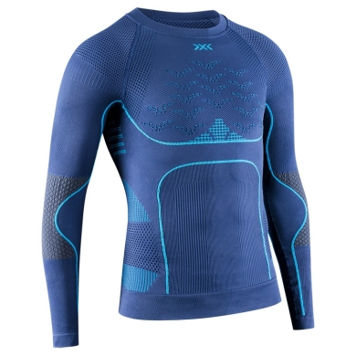 X-Bionic Long Sleeve Energizer 4.0 Outdoor Underwear Navy Blue Men