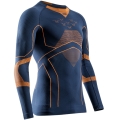 X-Bionic Functional Long Sleeve Shirt Energy Accumulator Light (ideal thermoregulation) Underwear navy blue/orange Men's