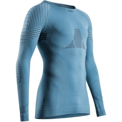 X-Bionic Long Sleeve Round Neck Invent 4.0 Underwear blue Men