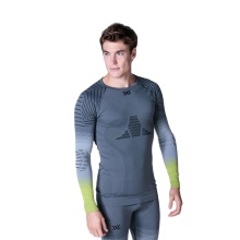 X-Bionic Long Sleeve Shirt Invent FX (temperature regulation) Underwear grey/lime Men's