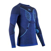 X-Bionic Functional Underwear Long Sleeve Merino-Natural Shirt (Merino Wool) blue Men