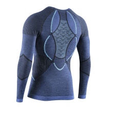 X-Bionic Functional Underwear Long Sleeve Merino-Natural Shirt (Merino Wool) blue Men