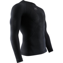 X-Bionic Functional Long Sleeve Merino-Natural Shirt (Merino Wool) Underwear Black Men