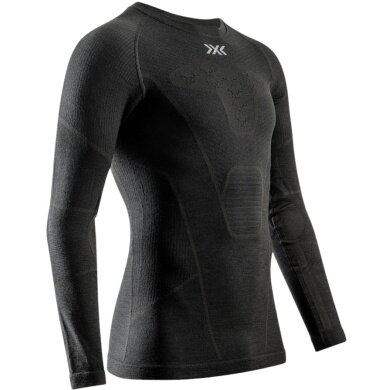 X-Bionic Functional Long Sleeve Shirt Symbio Merino (Merino Wool) Underwear Black Men's