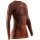 X-Bionic Functional Long Sleeve Shirt Symbio Merino (Merino Wool) Underwear Brown Men's