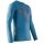 X-Bionic Functional Long Sleeve Twyce Run Shirt (tight-fitting) Underwear mineral blue/orange Men