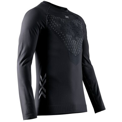 X-Bionic Functional Long-Sleeve Twyce Run Shirt (tight-fitting) Underwear black/charcoal Men