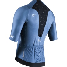 X-Bionic Bike Shirt Corefusion Aero Jersey (Front Zipper, Lightweight, Breathable) Mineral Blue Men