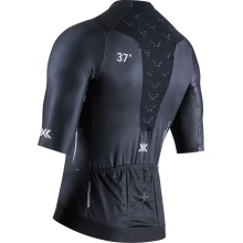 X-Bionic Cycling Shirt Corefusion Aero Jersey (Front Zipper, Lightweight, Breathable) Black Men