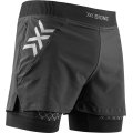 X-Bionic Running Trousers Twyce Race 2in1 Short (attached inner shorts) short black/charcoal grey Men