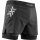 X-Bionic Running Trousers Twyce Race 2in1 Short (attached inner shorts) short black/charcoal grey Men