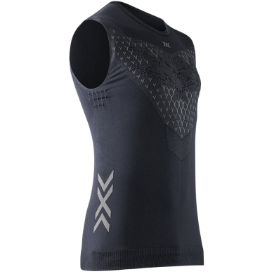 X-Bionic Tank-Singlet Twyce Run sleeveless underwear black/charcoal Men