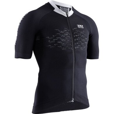 X-Bionic Cycling Shirt The Trick 4.0 Full-Zip Short Sleeve Black Men