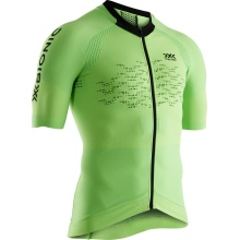 X-Bionic Cycling Shirt Full-Zip The Trick 4.0 Short Sleeve Lime Green Men