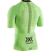 X-Bionic Cycling Shirt Full-Zip The Trick 4.0 Short Sleeve Lime Green Men