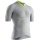 X-Bionic Cycling Shirt The Trick 4.0 Full-Zip Short Sleeve grey/lime Men