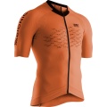 X-Bionic Cycling Shirt The Trick 4.0 Full-Zip Short Sleeve Orange Men