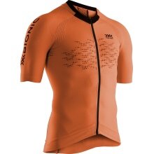 X-Bionic Cycling Shirt The Trick 4.0 Full-Zip Short Sleeve Orange Men