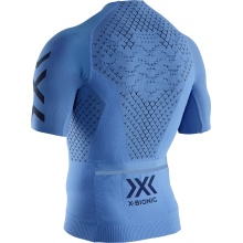 X-Bionic Cycling Shirt Twyce 4.0 Short Sleeve Full-Zip Blue Men