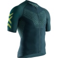 X-Bionic Cycling Shirt Twyce 4.0 Short Sleeve Full-Zip Dark Green Men