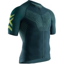 X-Bionic Cycling Shirt Twyce 4.0 Short Sleeve Full-Zip Dark Green Men