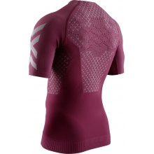 X-Bionic Running Shirt Twyce 4.0 Short Sleeve Tight-fitting Burgundy Men