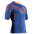 X-Bionic Running Shirt Twyce Race Shirt (tight-fitting) Short Sleeve dark blue/orange Men