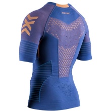 X-Bionic Running Shirt Twyce Race Shirt (tight-fitting) Short Sleeve dark blue/orange Men