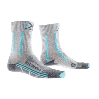 X-Socks Trekking Sock Light Comfort light grey/azure blue Women - 1 Pair