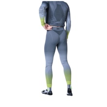 X-Bionic Functional Trousers Invent FX Pant (maximum freedom of movement) long underwear grey/lime men's