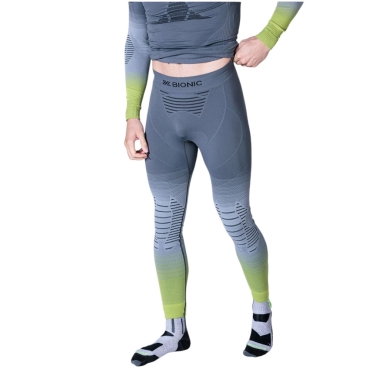 X-Bionic Functional Trousers Invent FX Pant (maximum freedom of movement) long underwear grey/lime men's