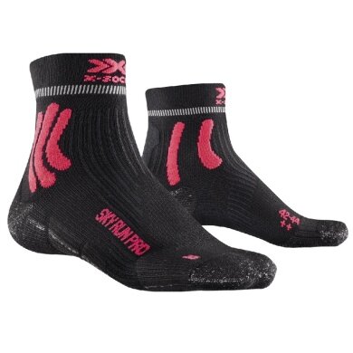 X-Socks Running Socks Sky Run Pro 4.0 (Trail Runs) anthracite/ red Men - 1 Pair