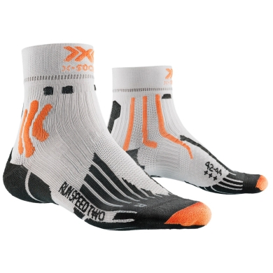 X-Socks Running Socks Run Speed Two 4.0 white/black/orange Men - 1 Pair