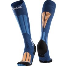 X-Socks Ski Sock Ski Touring Expert OTC navy blue/orange men's - 1 pair