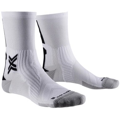 X-Socks Cycling Performance Crew Socks White/Black Men - 1 Pair