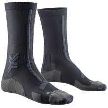 X-Socks Running Socks Trailrun Discover Crew (for trail running) black/charcoal Men - 1 Pair