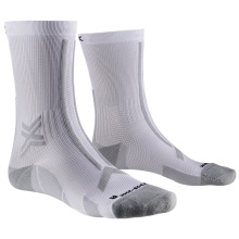 X-Socks Running Socks Trailrun Discover Crew (for trail running) white/gray Men - 1 Pair