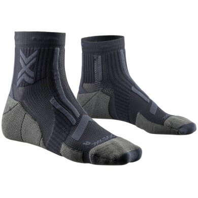 X-Socks Running Sock Trailrun Perform Ankle (for Trail Running) black/charcoal Men - 1 Pair